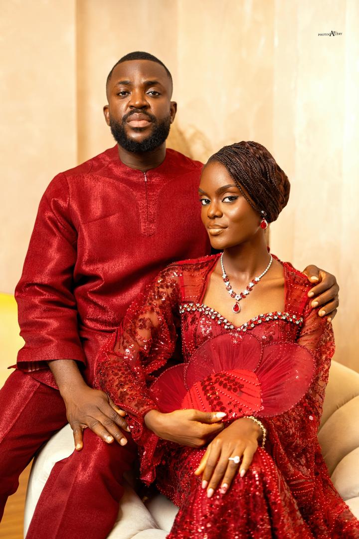 Ruth and Martins standing together in the field