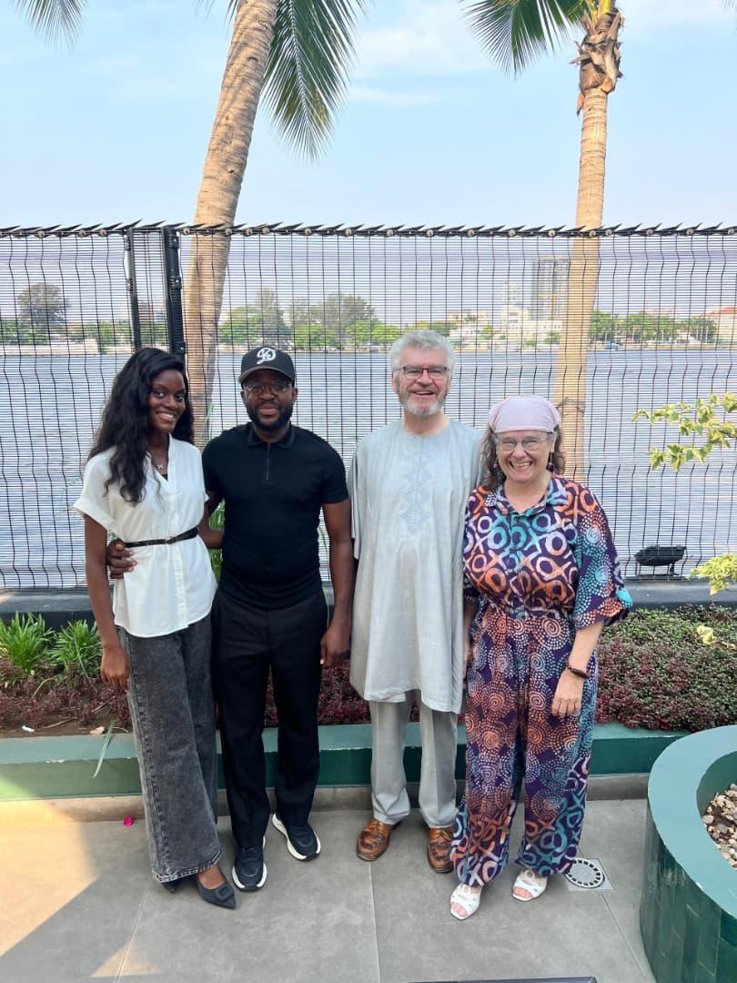 Ruth and Martins smiling together